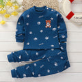 Blue Teal Bear and Paw Sweatshirt & Footie Pajamas