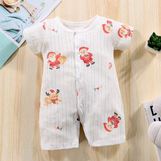 Cartoon Design Grey Rompers