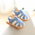 Light Blue Sandals Casual Wear