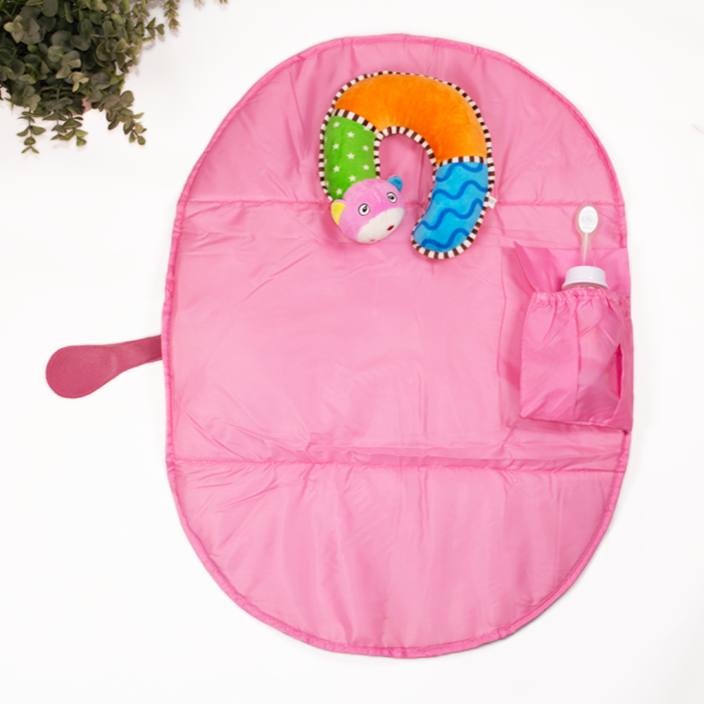 Pink Checkered Changing Clutch