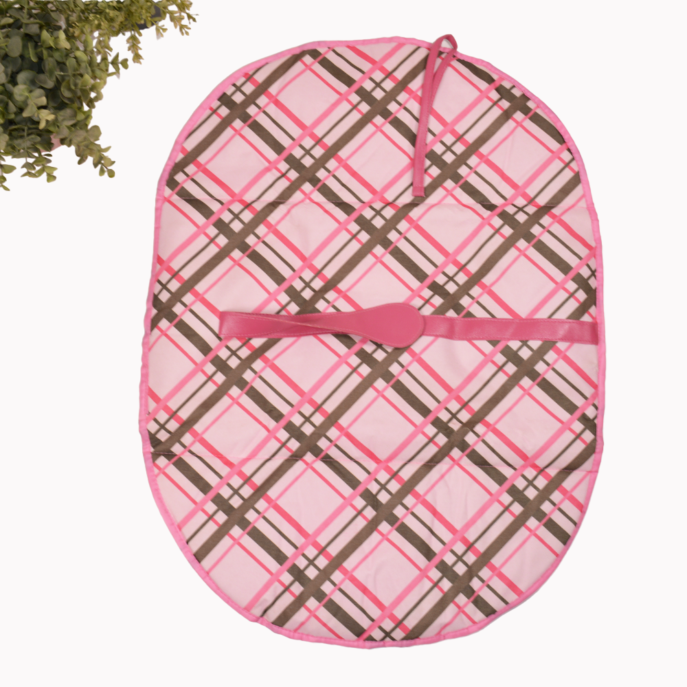 Pink Checkered Changing Clutch