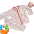 Safari Theme Night Suit Long Sleeves Animals Print